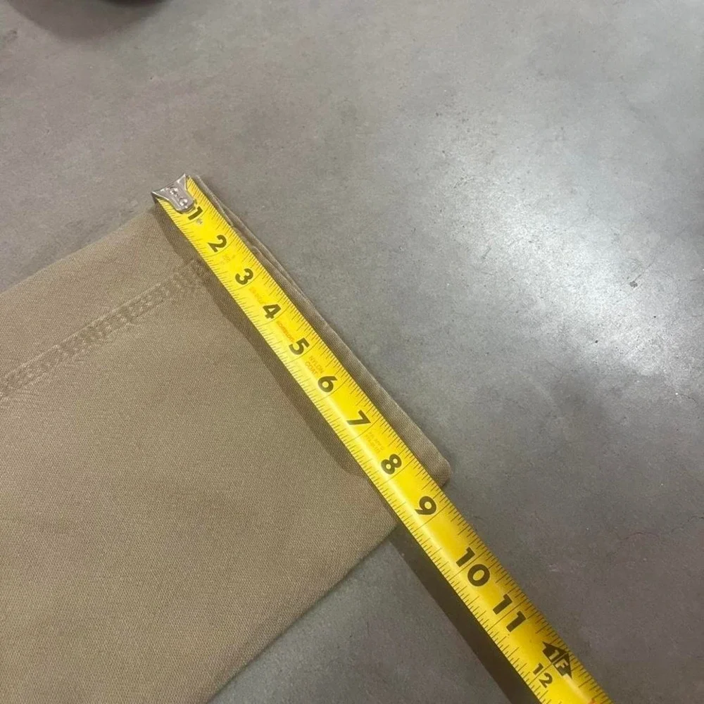 Vintage wrangler men's tan carpenter pants workwear loop 34